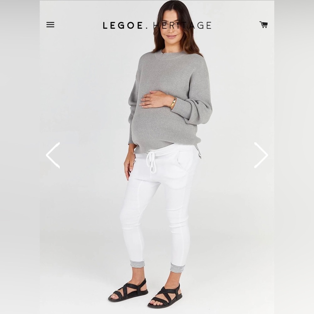 Gray Maternity Sweater